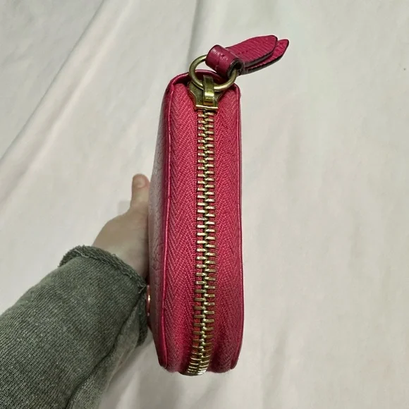 Gucci GG Marmont Zip Around wallet- Fuchsia Pink - Picture 7 of 13
